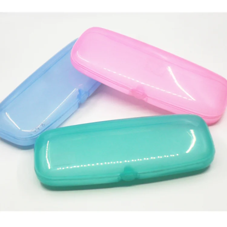 Лидер продаж на Amazon, футляр для очков, матовый пластиковый футляр для очков