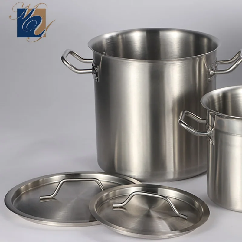 Stainless Steel Stock Pots Large Commercial Cooking Pots Soup Pot With Lid