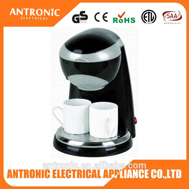 ATC-CM408 hot sales cheap price 2 ceramic cups drip coffee maker