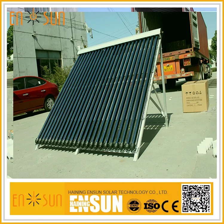 Установленные солнечные коллекторы тепловых труб