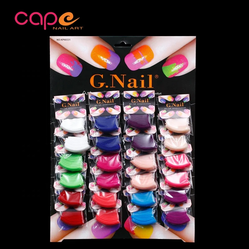 24 Bags Color Card Multicolor  Extreme Long Nail Dragon Claws