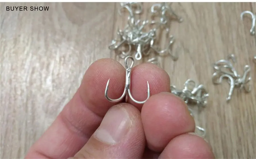 Outside leisure fishing carton steel stainless asist treble and double hook
