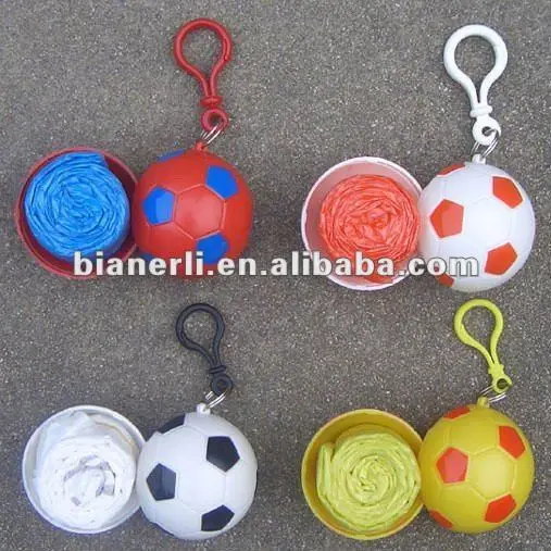emergency golf ball  disposable rain poncho in ball