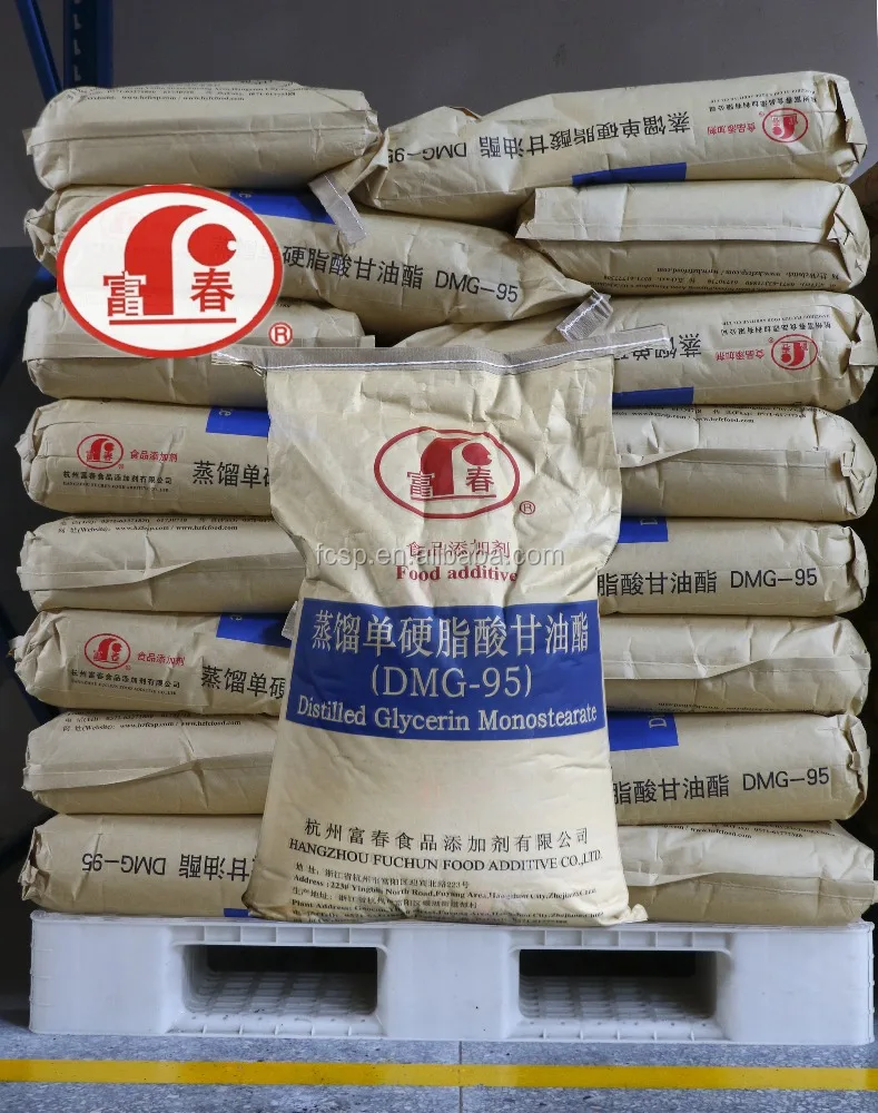 
Food Additive Distilled Monoglycerides (Distilled Glycerin Monostearate) GMS-98,DMG For Bread Improver 