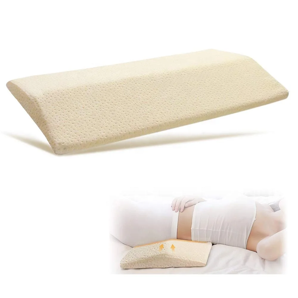
Lumbar Pillow for Sleeping Memory Foam Back Pain Support Lower Back Cushion in Bed Waist Support Cushion Pregnant Woman 