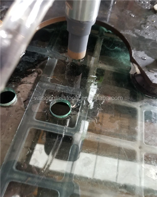 minitype simple hand use portable glass drilling machine glass hole drilling tool for manual processing