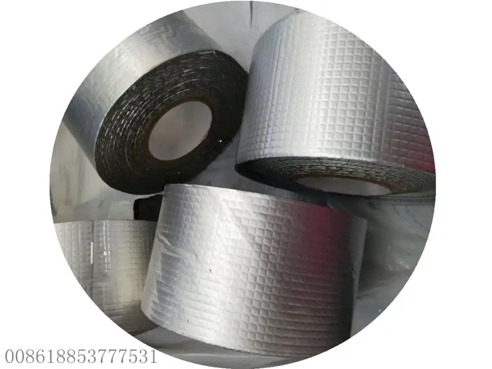 Polypropylene or aluminium foil Bitumen waterproof membrane black or sliver color