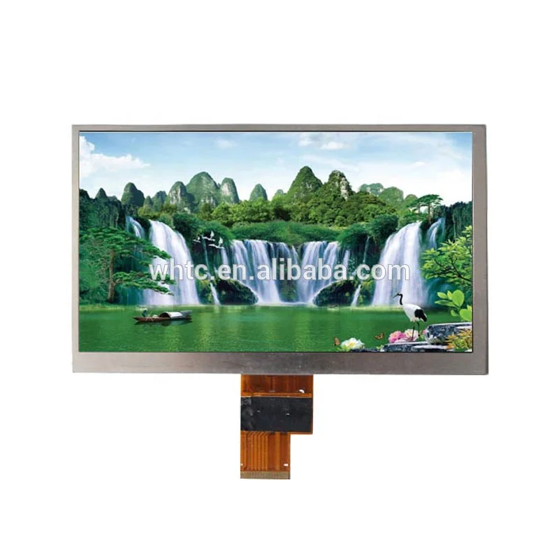 LVDS 40pin resolution 1024x600 7 inch tft lcd panel