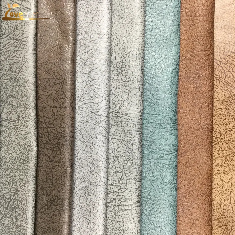 wholesale faux leather suede knitted upholstery sofa fabric