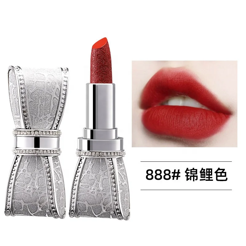 Melason Curelty Free Eco-friendly OEM No Logo Custom ButterflyTube Lipstick Candy Color Matte Wholesale Small Order Accepted