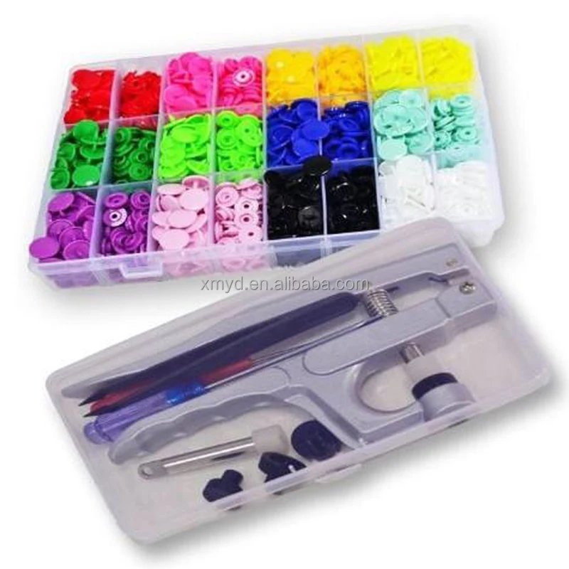 Wholesale T3 T5 T8 KAM Plastic Snap Button Fasteners Assorted Colors in Plastic Box or Case