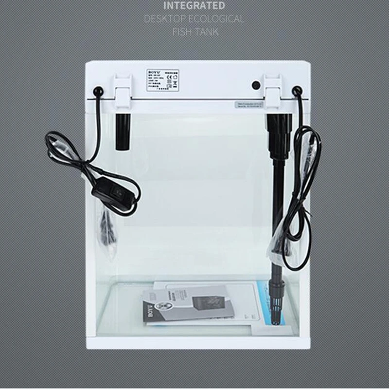 Wholesale BOYU new fish tank with novel design desktop portable mini square aquariums