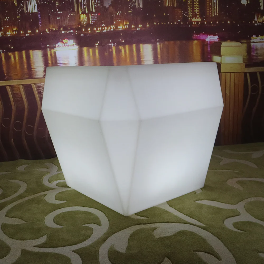 
modern design commercial bar nightclub illuminated led lounge couch sofa plastic led night club sofa furniture 