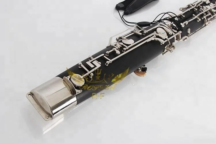 Roffee Adult Nickel plated C tone ABS Ebony Powder Bassoon