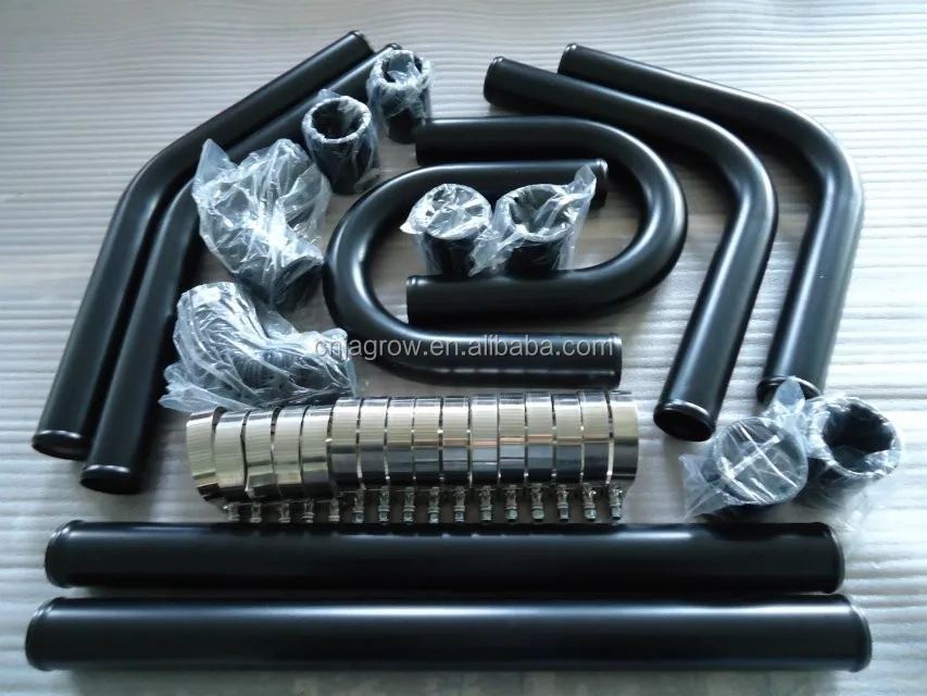 UNIVERSAL ALUMINUM INTERCOOLER TURBO PIPE PIPING KIT
