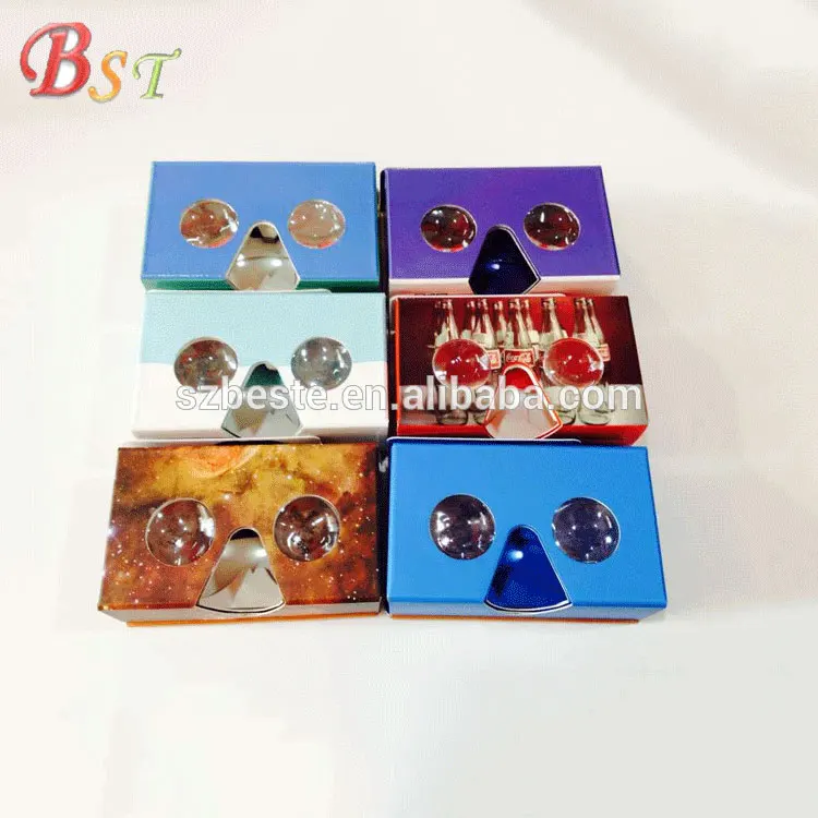 2020 custom logo google cardboard vr 360 vr cardboard virtual reality goggles