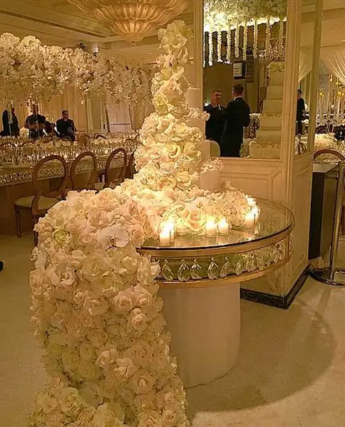 Stainless Steel Round Cake Table for Event Wedding Use