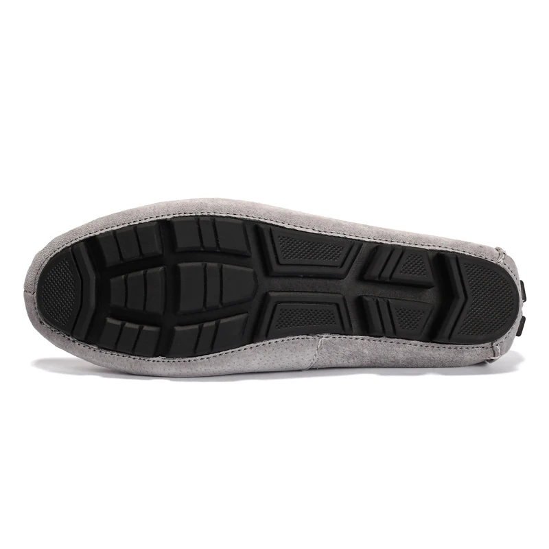 Comfortable slip-on genuine cow suede loafer shoes for men driving shoes men casual moccasin