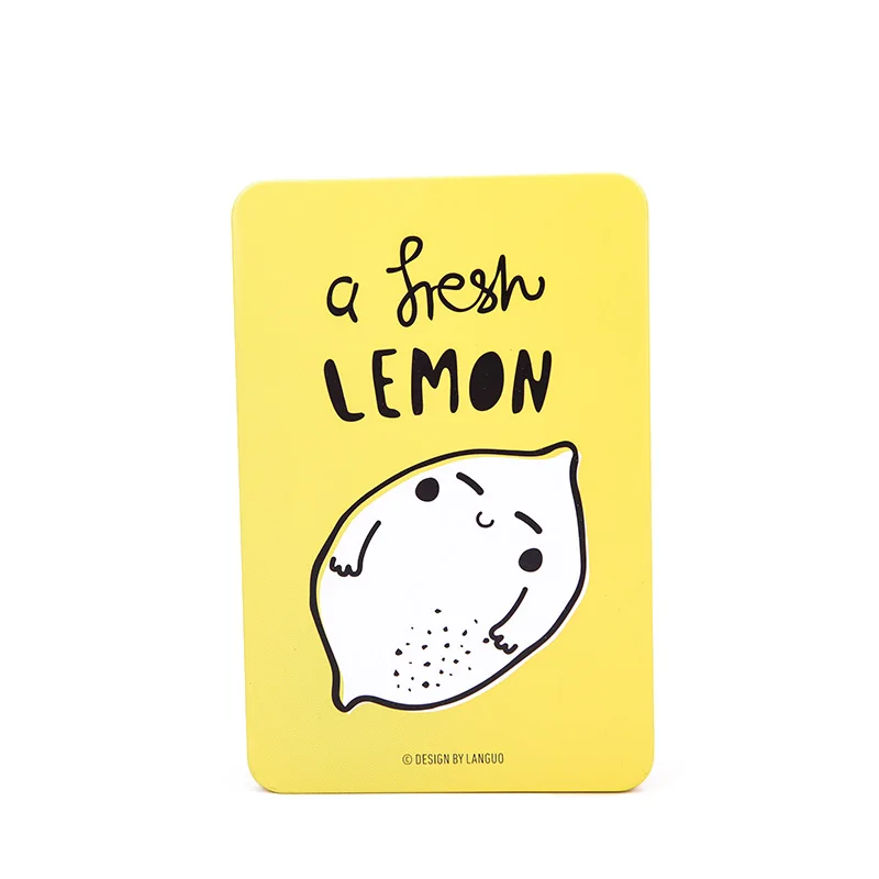 
LG-8330 New Design Languo Style Cool Fruit Design Custom 64K Metal Cover Notebook 