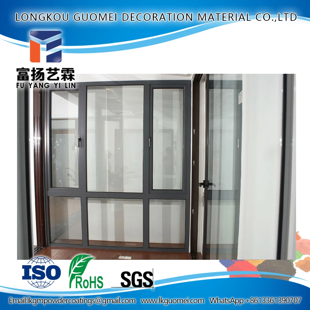 Low Gloss Electrostatic Black Antique Gold Powder Coating