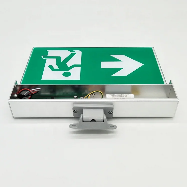 Universal led emergency ip65 exit sign
