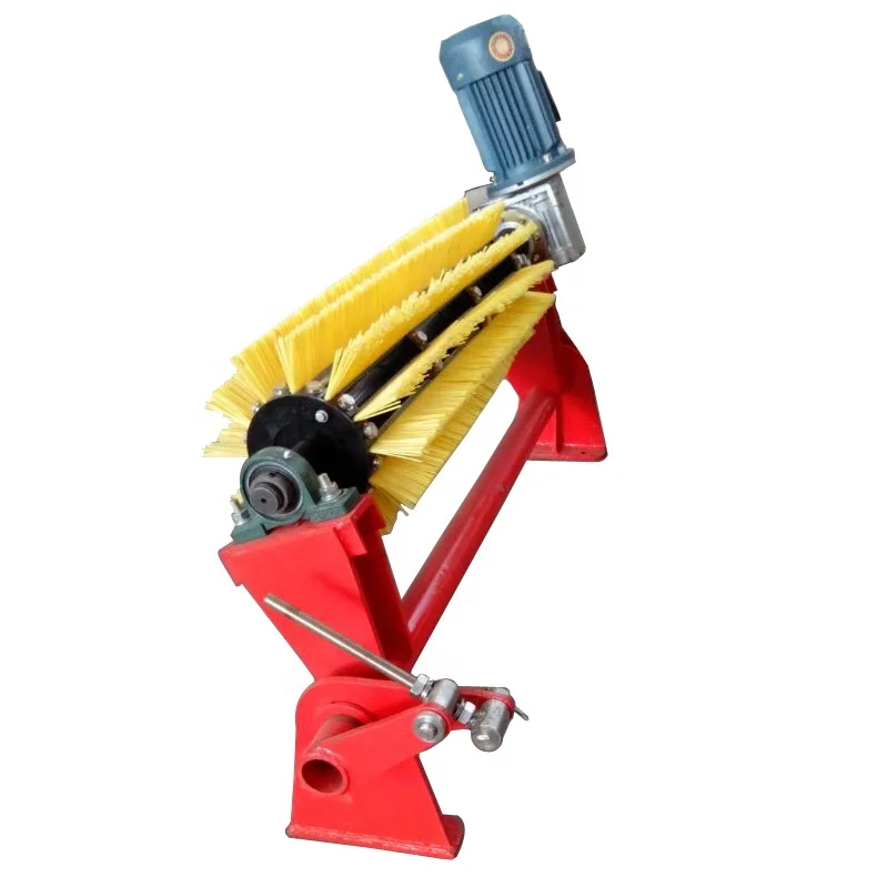 Industrial spiral cylinder rotary conveyor brushes for belt cleaning roller brush