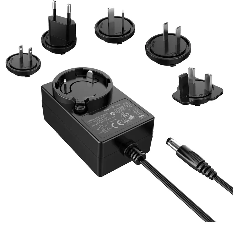 Certificated 12v 2000ma ac adapter 2A 24W power 100 240v 50/60hz white With 2 years warranty