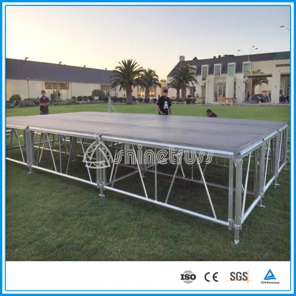 TUV сертификат 1.2 м x 1.2 м алюминиевый открытый концерт этапе продажи/мобильная сцена для продажи/событие стадии для продажи