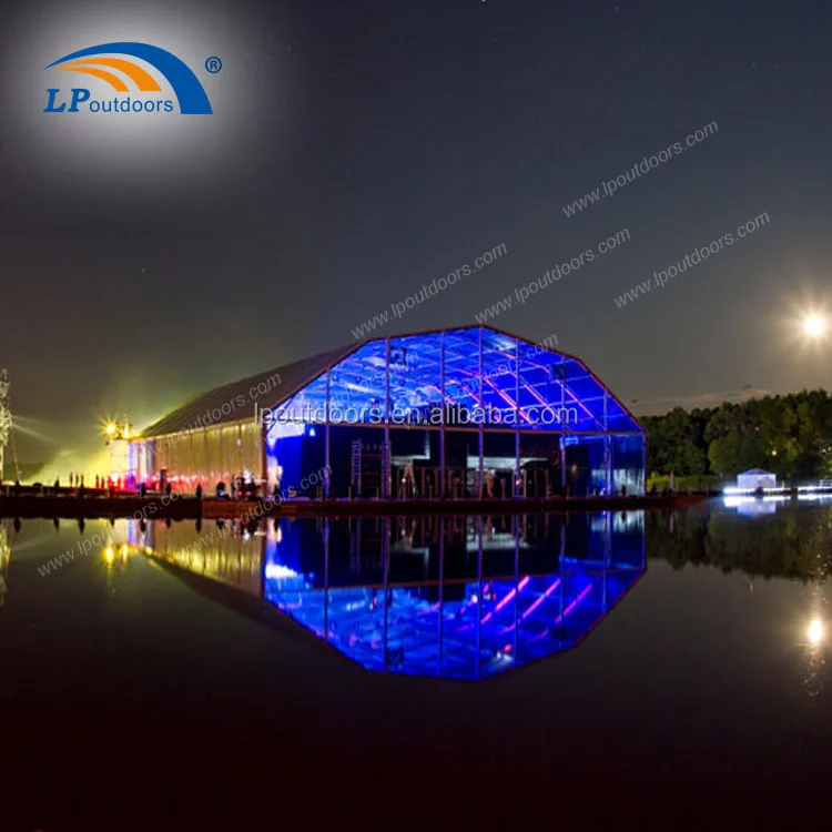 1500 people outdoor large special marquee polygonal wedding tent for Cheltenham Festival