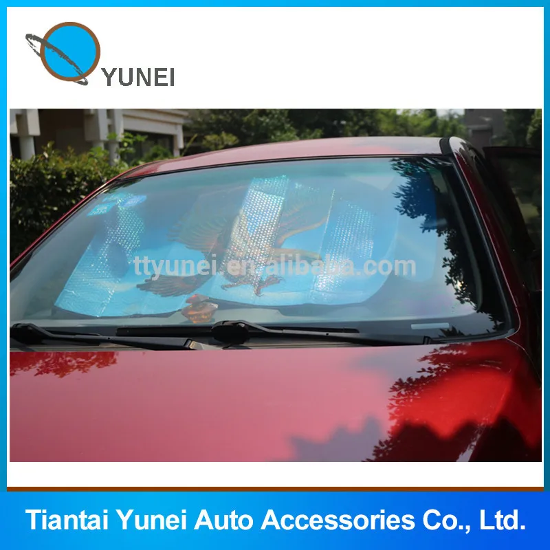 Cheaper Foldable PE Bubble Front Window Advertising Car Sunglass Shield