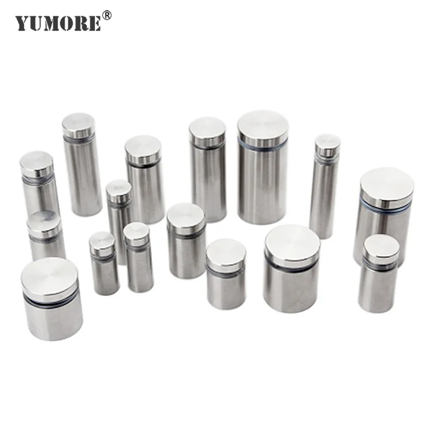 Construction material iron stainless steel standoffs anodized sign ss316 glass standoff