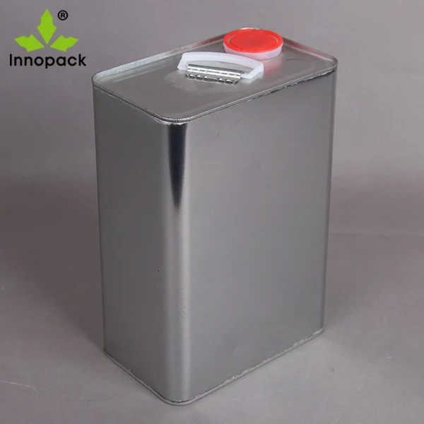 Olive Oil Tin Can 5L  with Plastic Plug and Metal Handle
