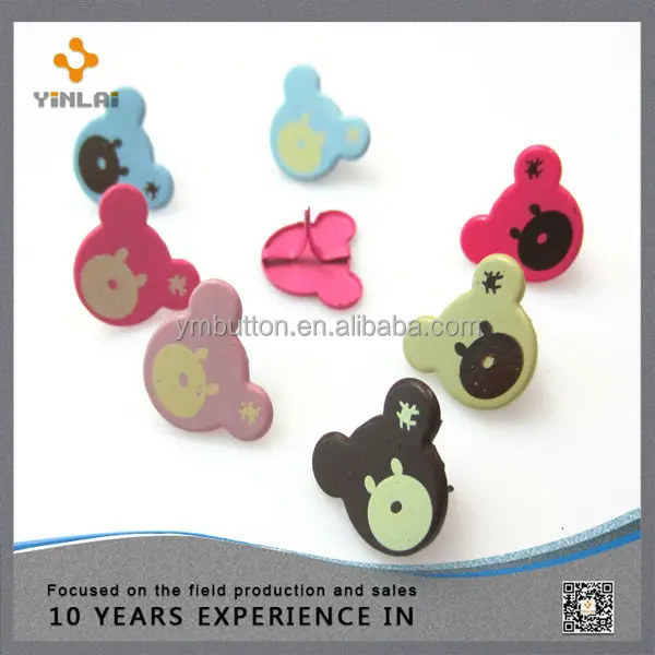 New product DIY fashion metal scrapbook brads