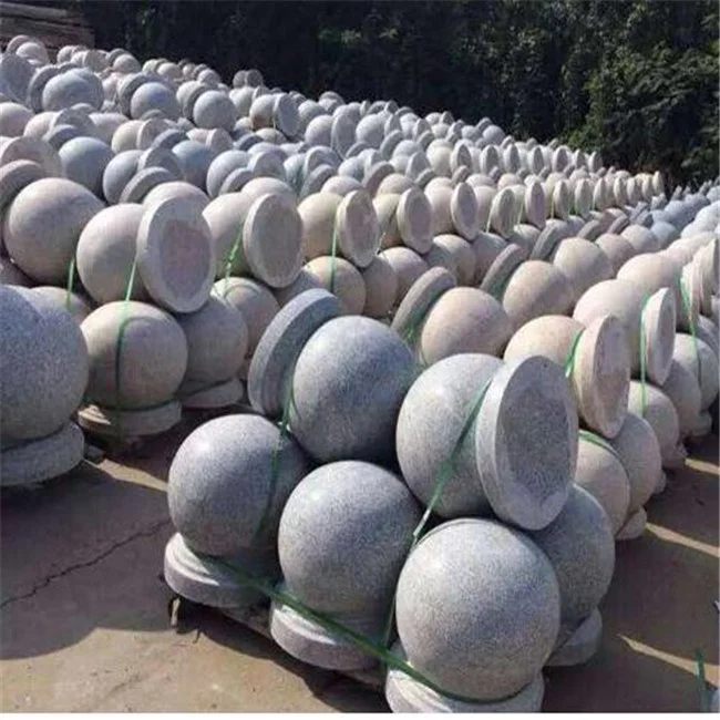 Top quality large stone sphere, stone garden products