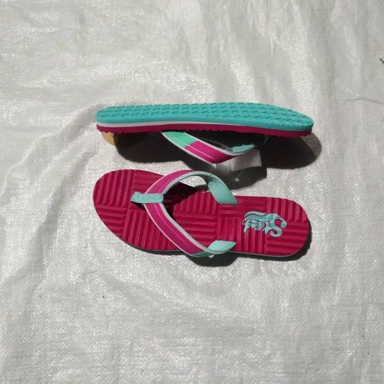 womens cheap wholesale stock flipflops pvc strap Eva or eva with tpr  outsole printed slippers