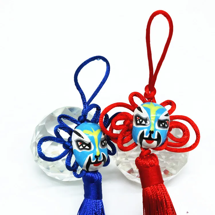 Fashion Wholesale Colorful Polyester Chinese Festive Vertical Tassel Knot Waist Decoration Living Room Bonsai for Four Seasons