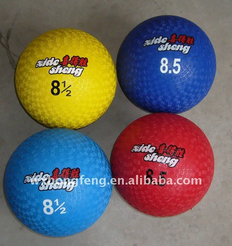 rubber playground ball