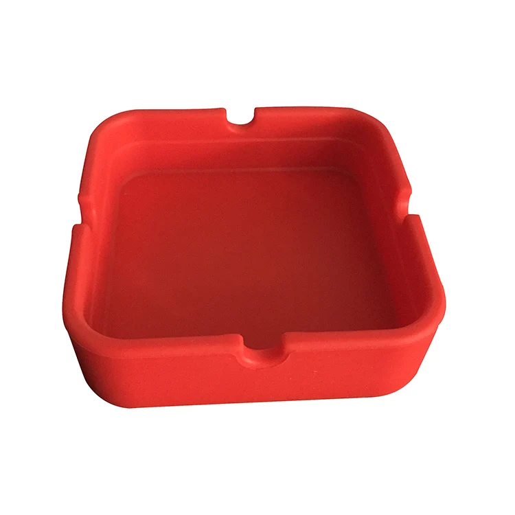 Custom hot selling promotional dust-proof silicone ashtray