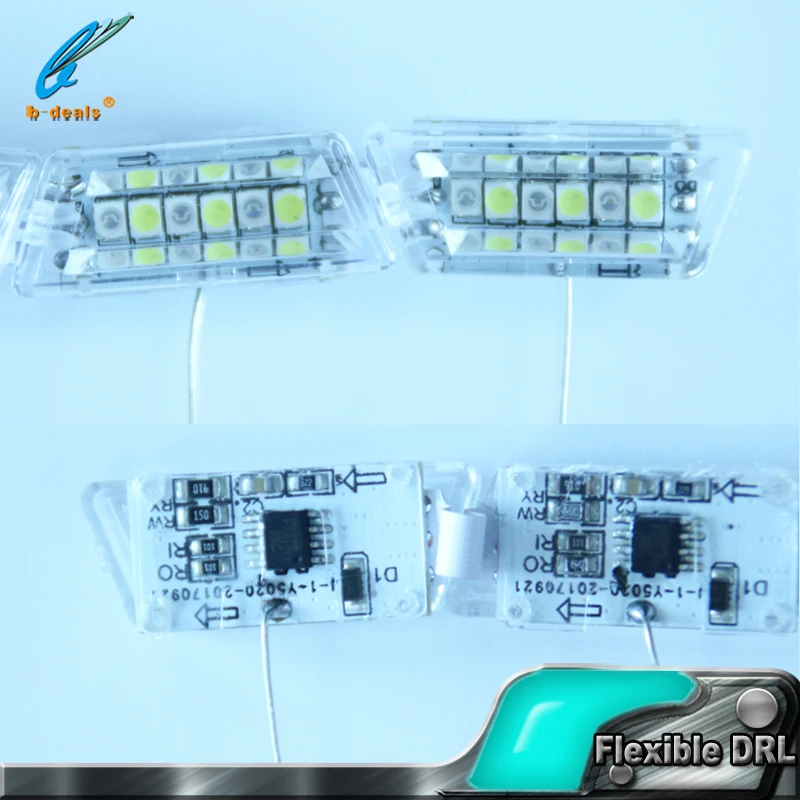 flexible drl led strip swichback daytime running light