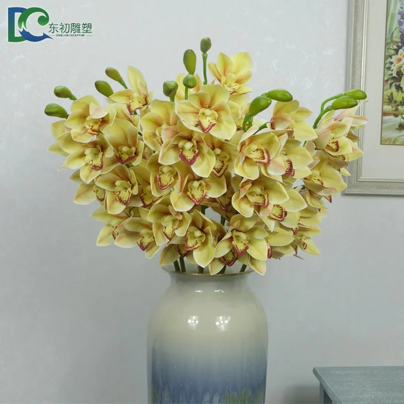 Artificial flowers for sale indoor decor wedding silk flowers orchids artificial flowers