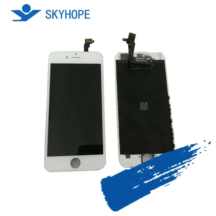 100% полный оригинальный жк-дисплей для iphone 6 жк-экран 4.7 'с стекла в сборе
