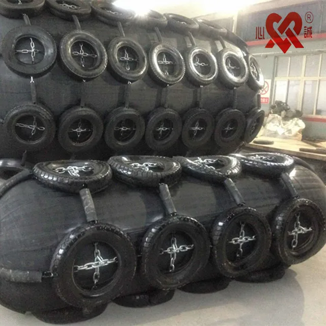 Tires and chain Nets type Pneumatic Yokohama Ship rubber Fender