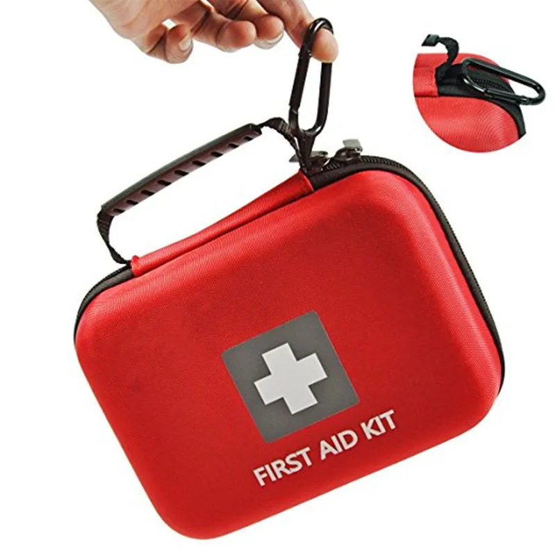 Promotional Outdoor Waterproof Emergency eva First Aid kit Case bag with zipper