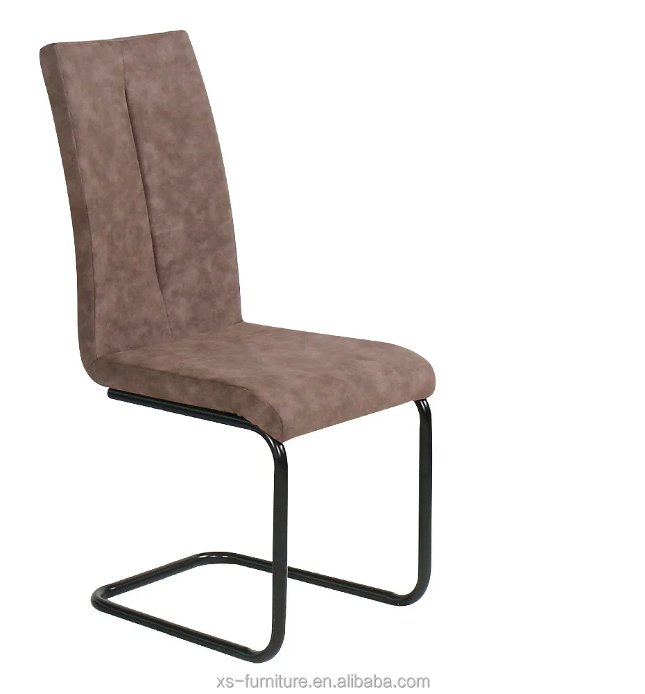 Dining Room Home Furniture Fabric Dining Chairs with Metal Arch Legs for Hotel