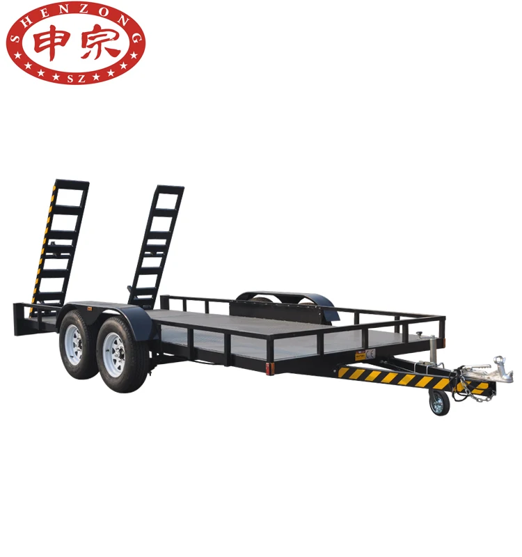 Assembled custom small car tow dolly car trailer utility trailer