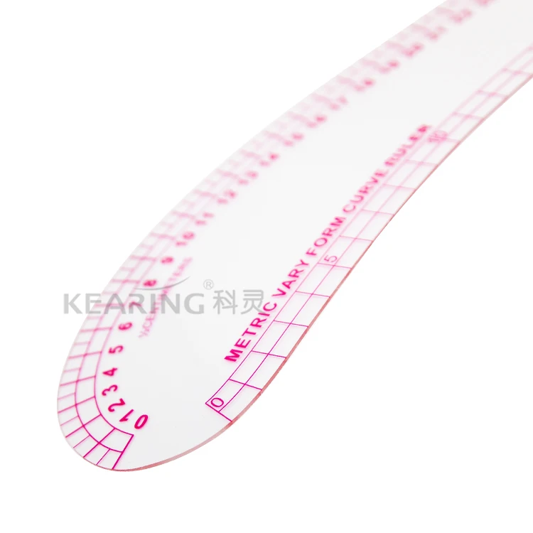 Kearing brand 61cm Flexible french curve ruler for designers, plastic tailor curve ruler #6261