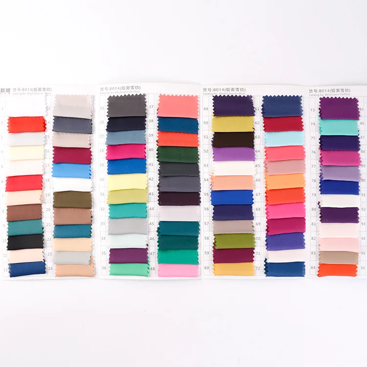 
Wholesale Fashion Crepe Chiffon Dubai Bubble Chiffon Fabric Rolls 