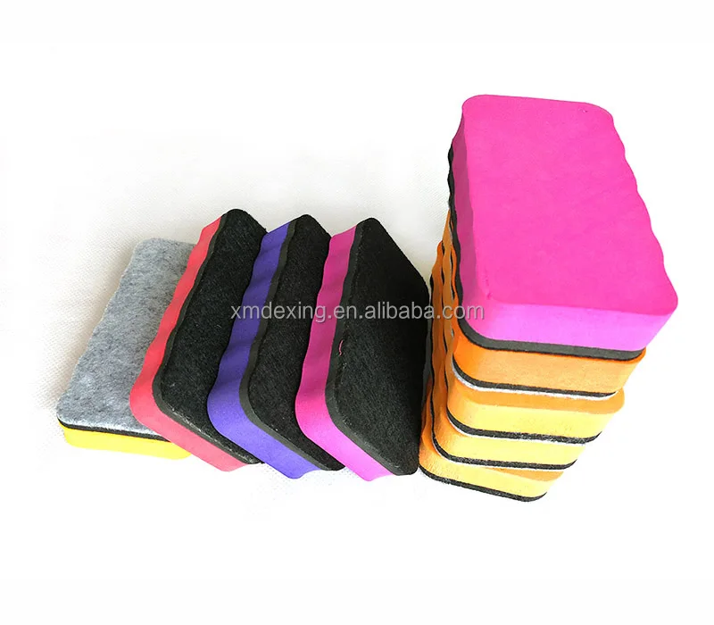 
Green, Red, Yellow, Blue, Purple Magnetic Whiteboard Dry Erasers, Whiteboard Erasers for Classroom, Home and Office  (60684141101)