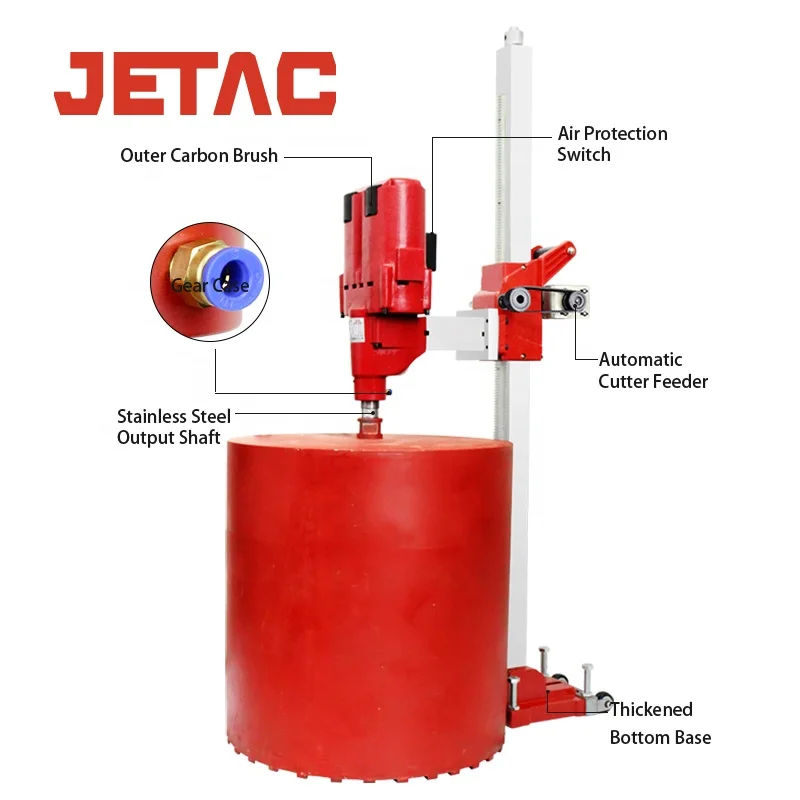 600 automatic Stand Type 220V Vertical  Diamond Core Bench Drill Machine Max 600 rpm Concrete Core Diamond Drilling Machine