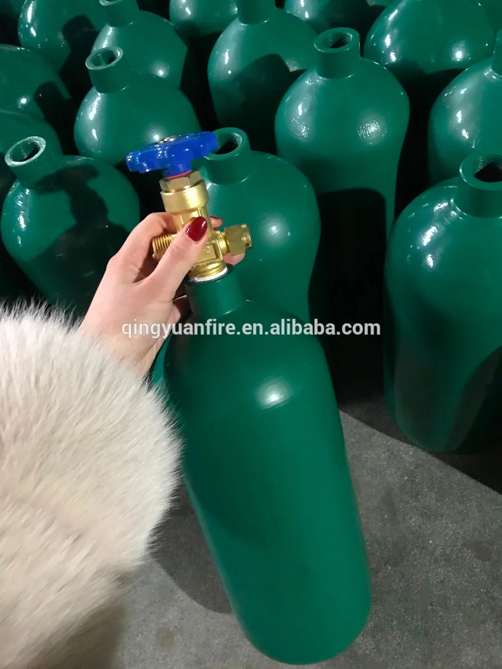 
Seamless Steel Compressed High pressure Helium Tank CO2 Gas Cylinder empty tank 